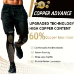 2 Pack Copper Ion Sports Compression Leggings